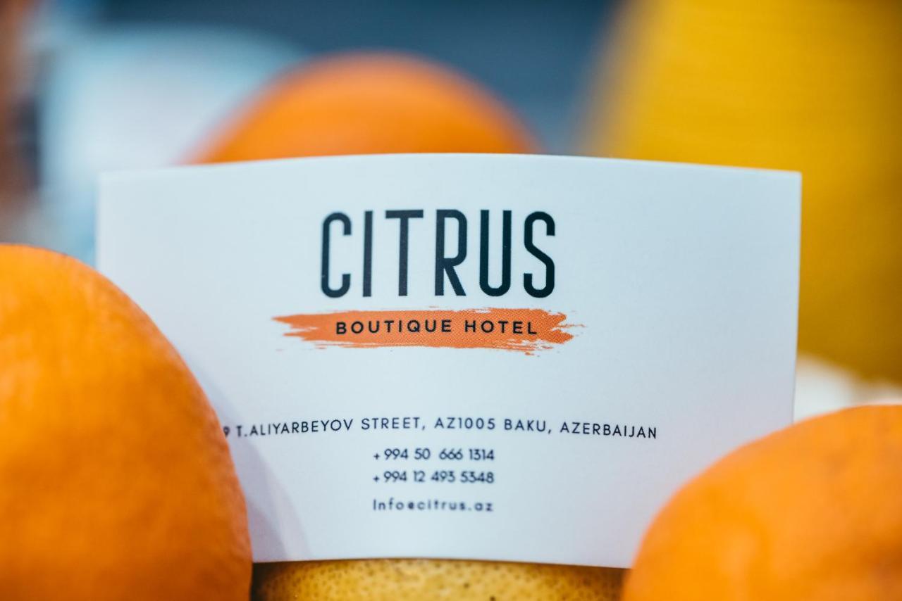 Citrus Boutique Hotel Baku Bagian luar foto